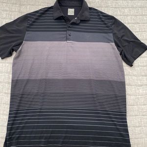 Callaway stripped athletic golf shirt